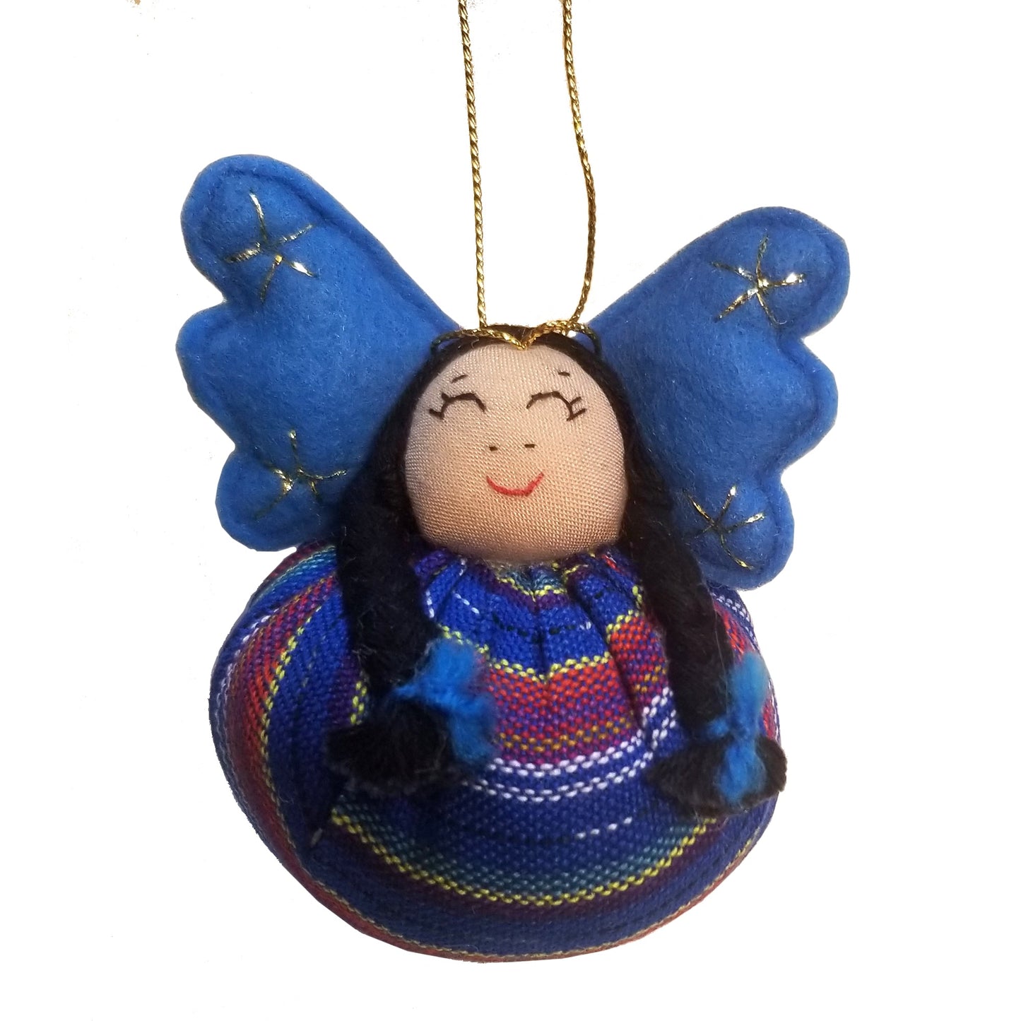 Handwoven Angel of Hope Ornament