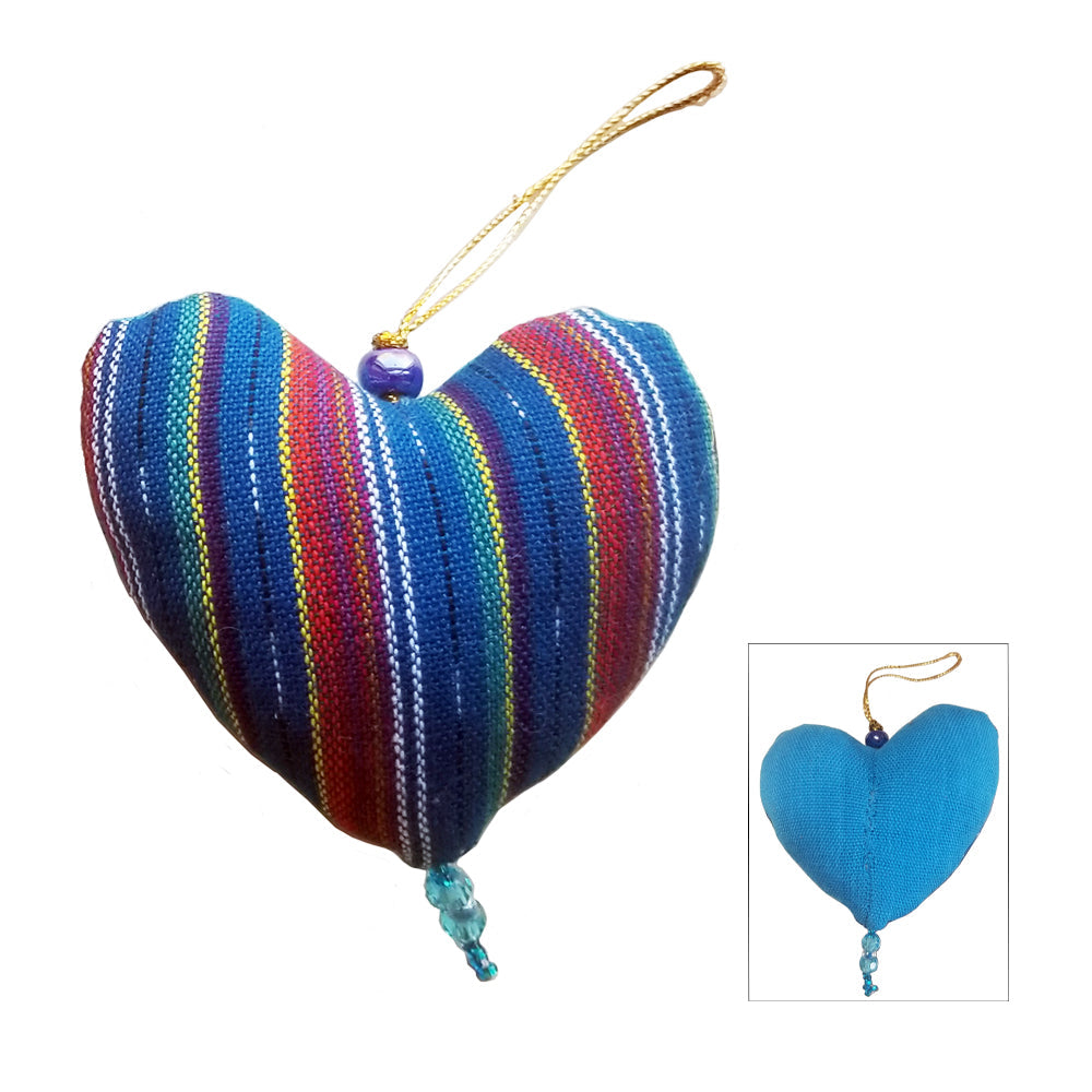 Handwoven Heart Ornament