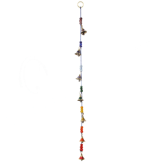 28" Chakra Hanging Bells - Blue -Throat Chakra