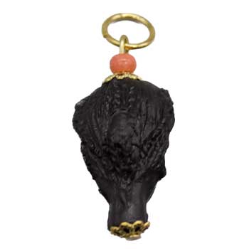 African Head Man Amulet- Pendant (plastic)