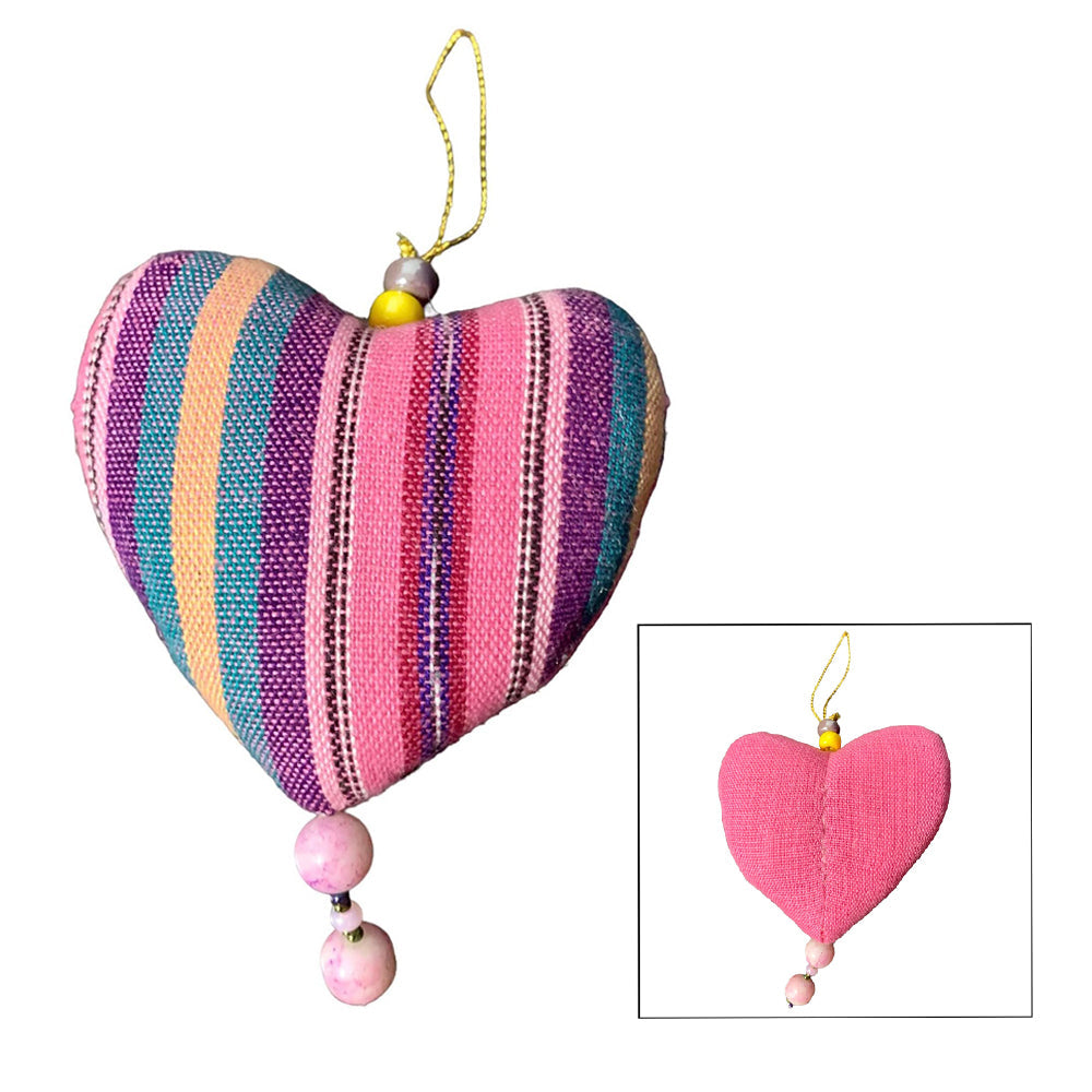 Handwoven Heart Ornament