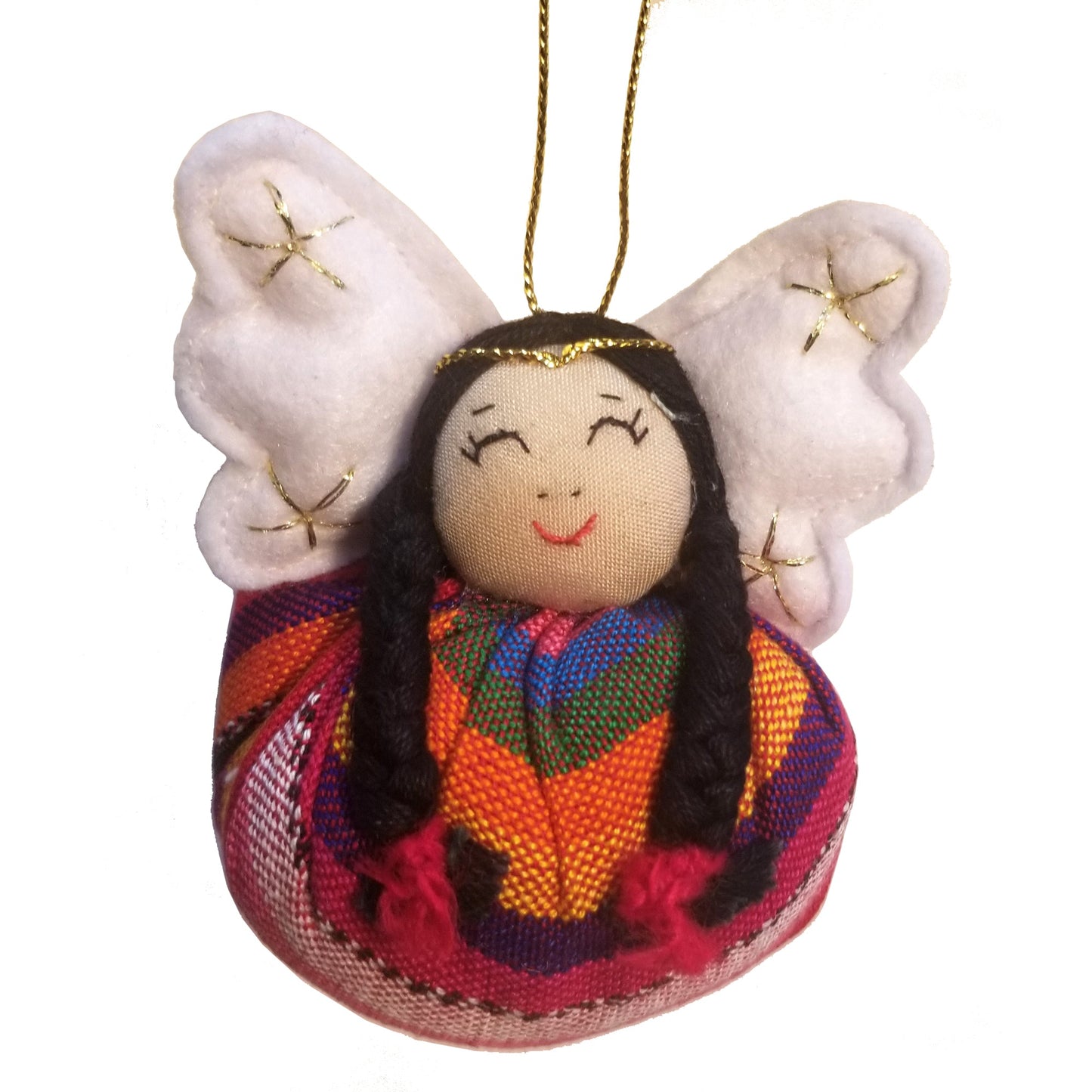 Handwoven Angel of Hope Ornament