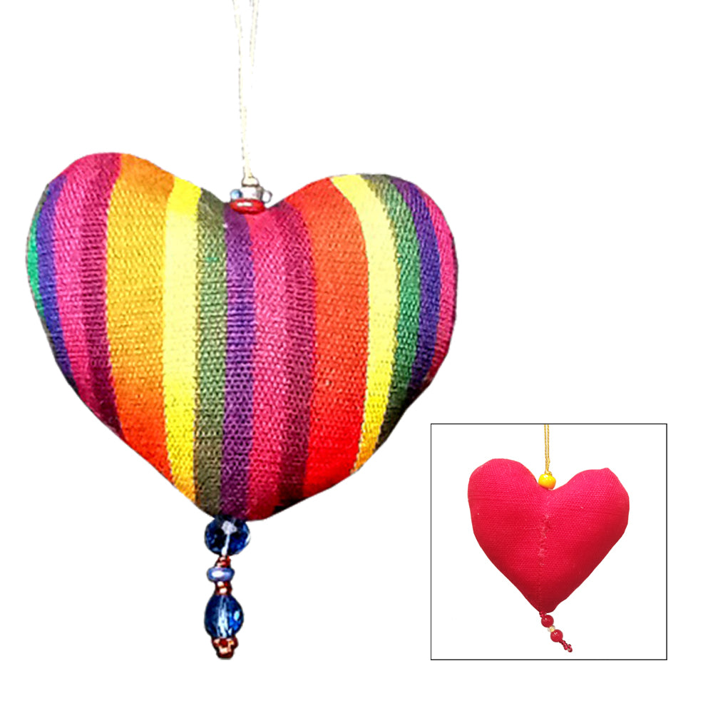 Handwoven Heart Ornament