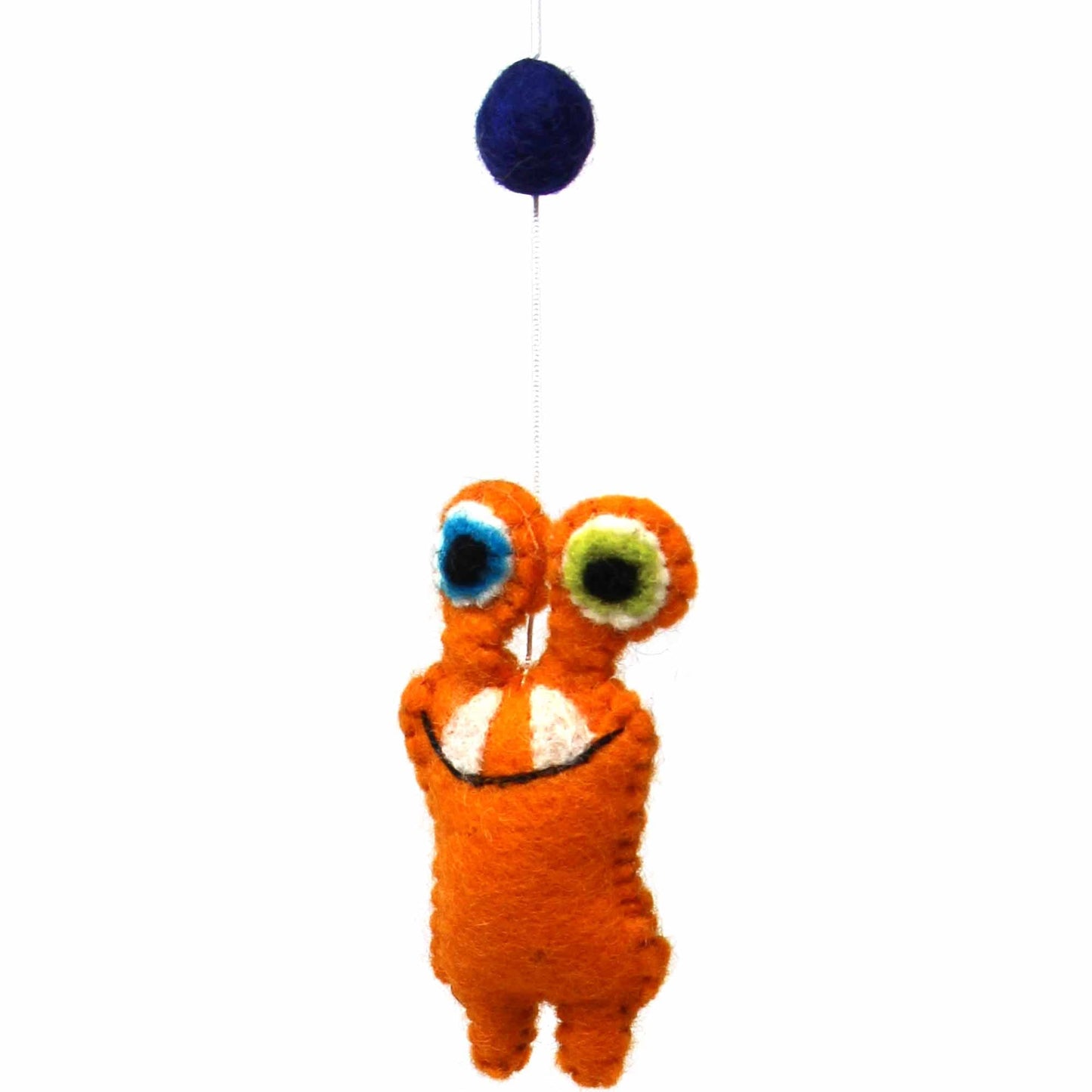 Hand-Made Felt Monster Baby Mobile - Multi-Color-Nepal