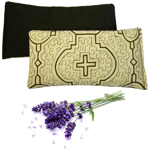 <center>Shipibo Handmade Herbal Eye Pillow in Natural</br>with Lavender, Flax, and other Aromatic Herbs</center>