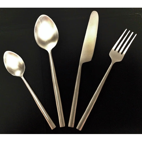 <center>Stainless Steel Siverware - 17 pieces (Set of 4) </br> Handmade in India and Fair Trade </center>