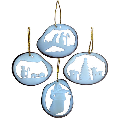 Tagua Nut Ornament Nativity