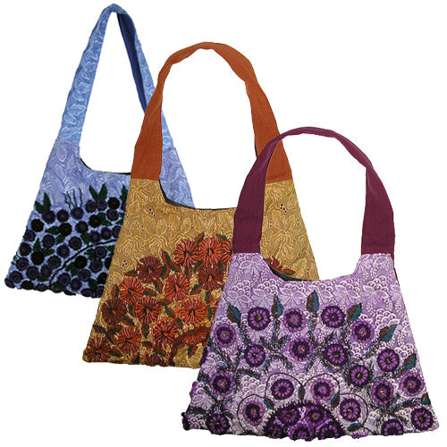 Handmade Trapezoid Rococo Handbag - Fair Trade-Guatemala