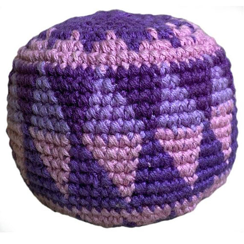 <center>Crochet Scented Hacky Sack from Guatemala - Lavender Scent</center>