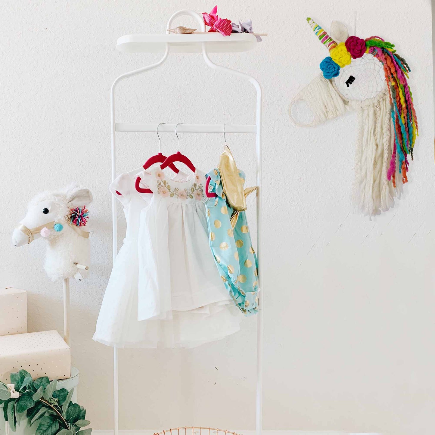 Handmade Unicorn-Rainbow Dreamcatcher - 24"