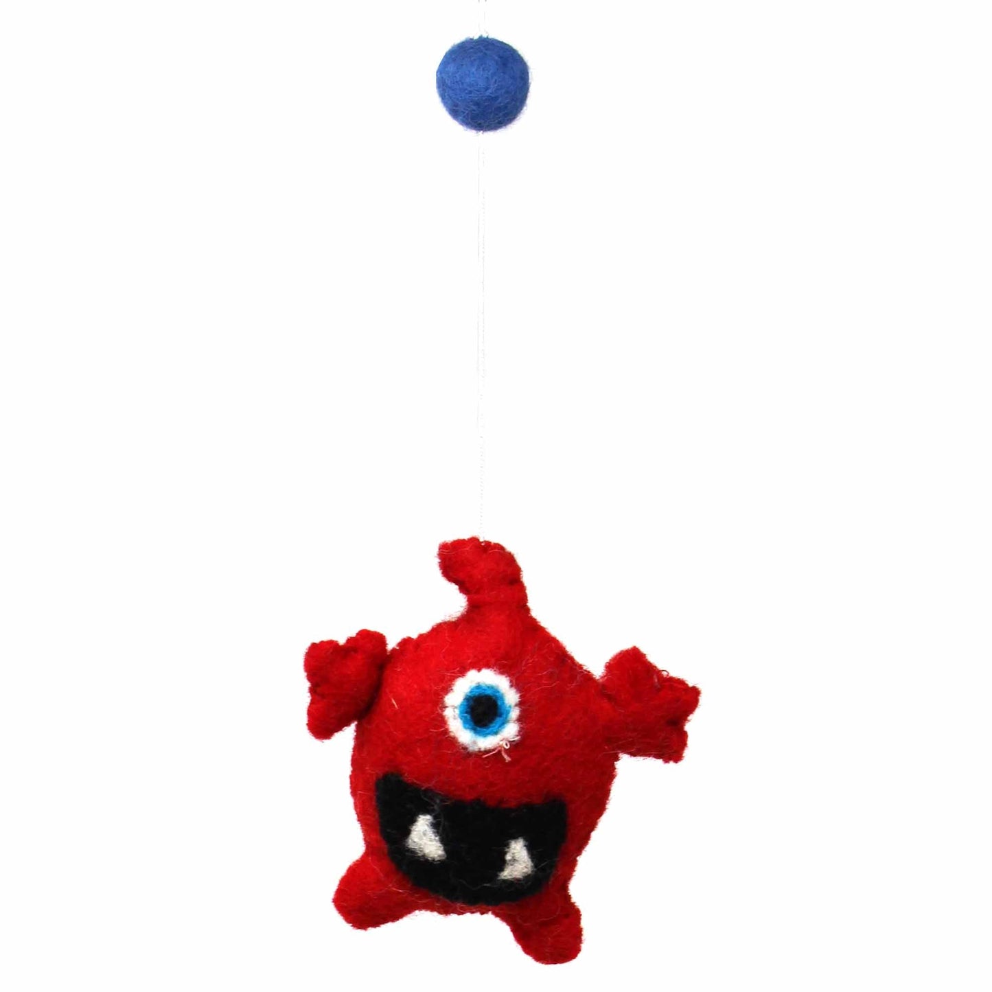 Hand-Made Felt Monster Baby Mobile - Multi-Color-Nepal