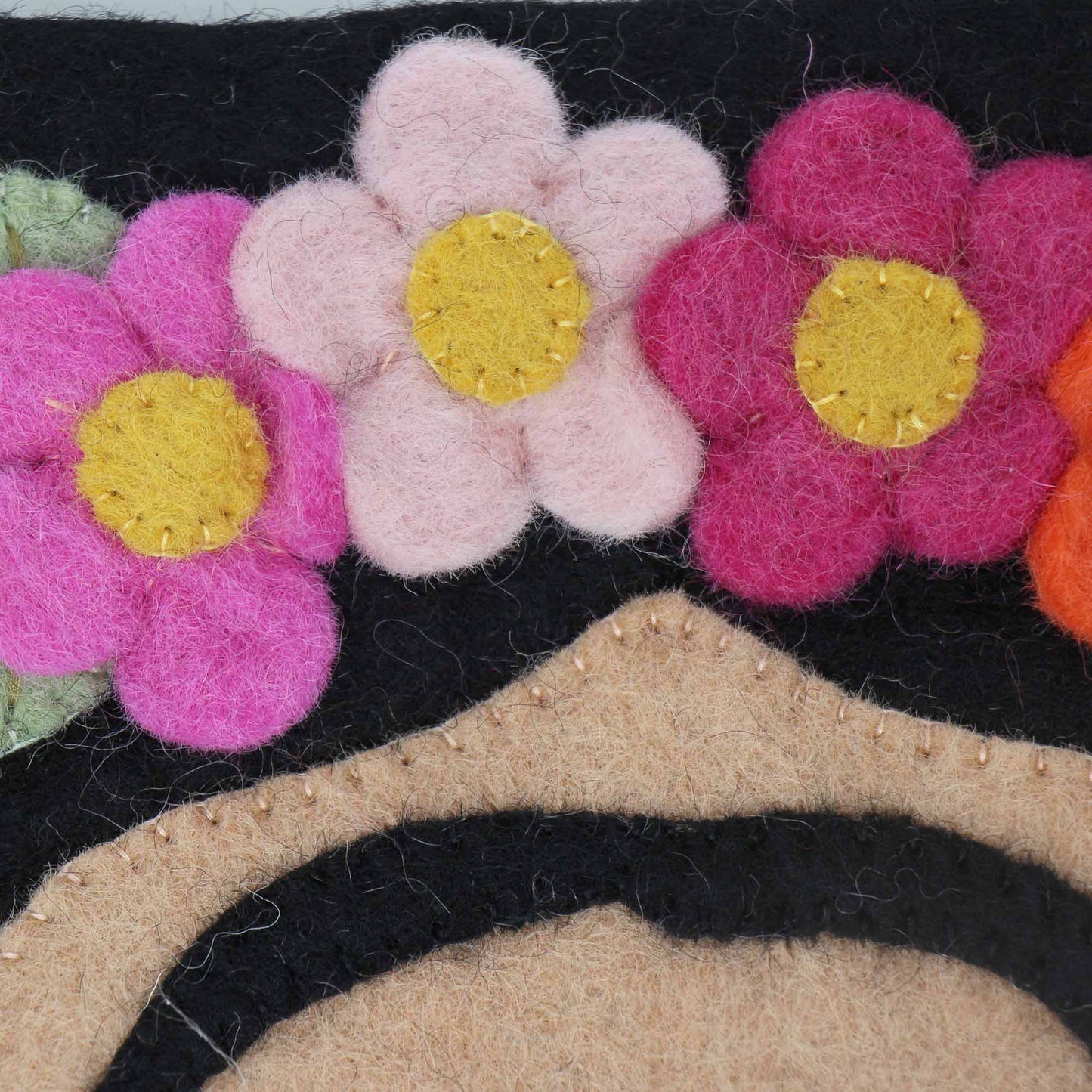 Hand Crafted Felt Coin Purse -Frida Pouch