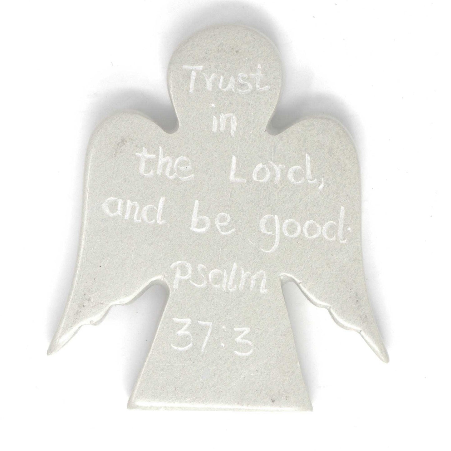 Angel Devotional Tokens with Psalm Inscriptions, Set of 2