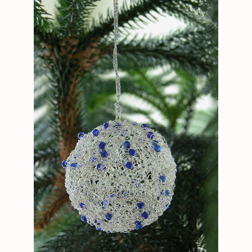 Recycled Wire Ball Ornament