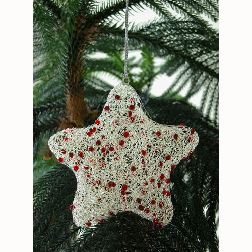 Recycled Wire Star Ornament