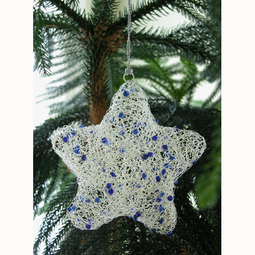 Recycled Wire Star Ornament