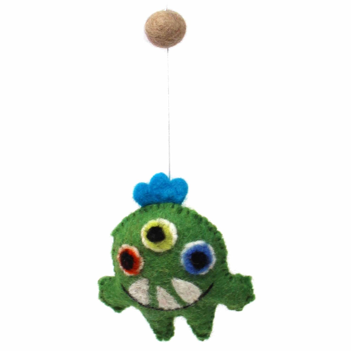 Hand-Made Felt Monster Baby Mobile - Multi-Color-Nepal