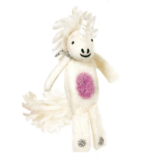 Woolie Finger Puppet - Unicorn - Wild Woolies- Nepal