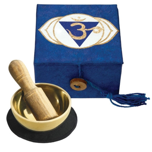 Mini Meditation Bowl Box: 2" Third Eye Chakra (Meditation)