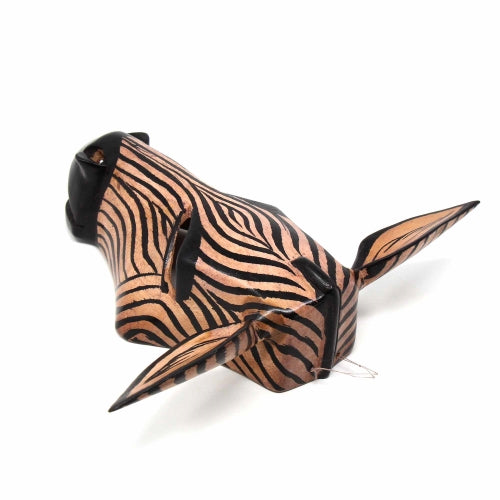 Wood Zebra Mask Wall Hanging- Fair Trade-Africa