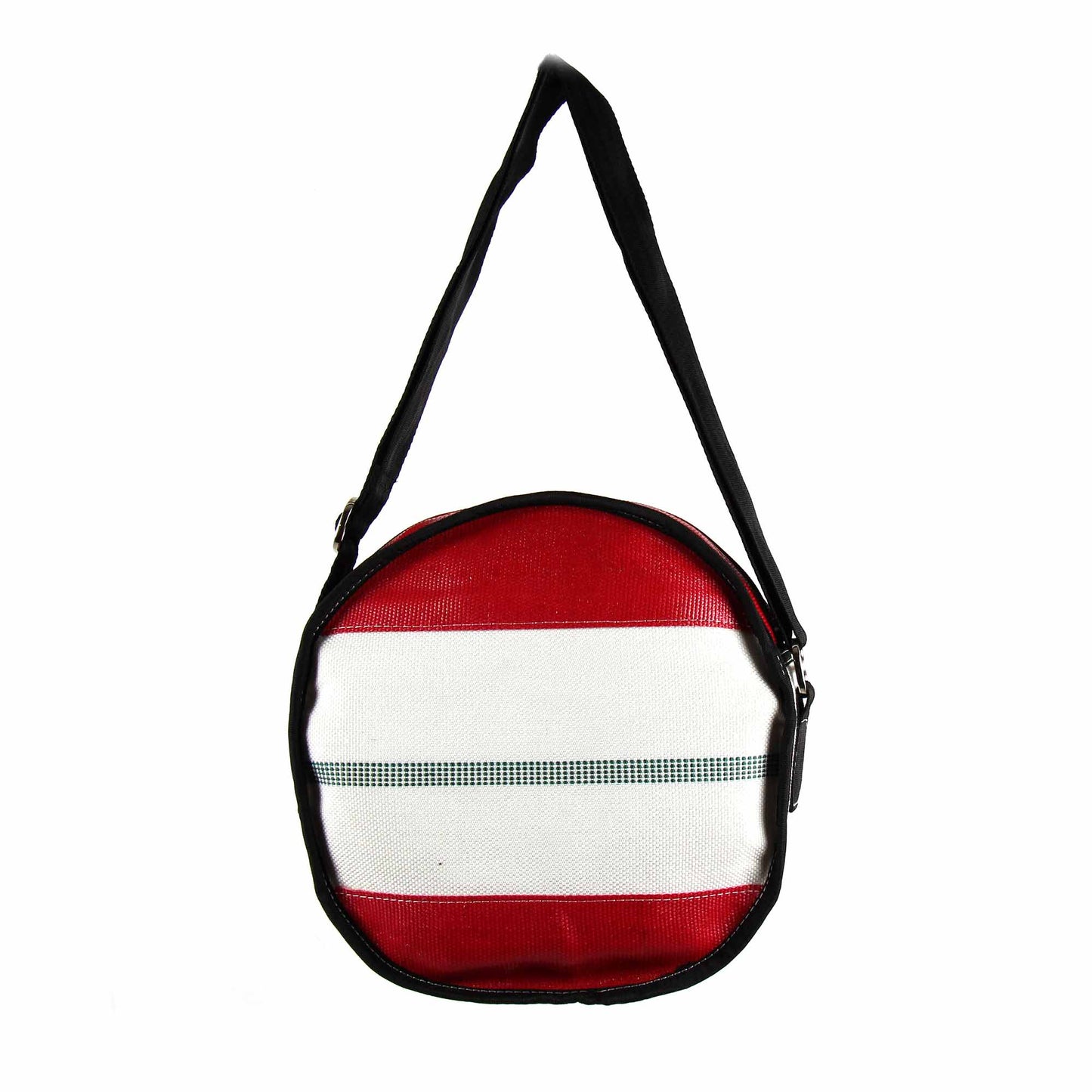 Recycled Firehose Round Shoulder Bag-Eco-Friendly-Fair Trade