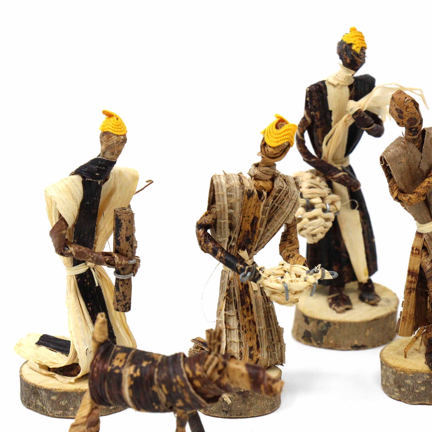 Banana Fiber Nativity Set - Esther Kariuki - Kenya