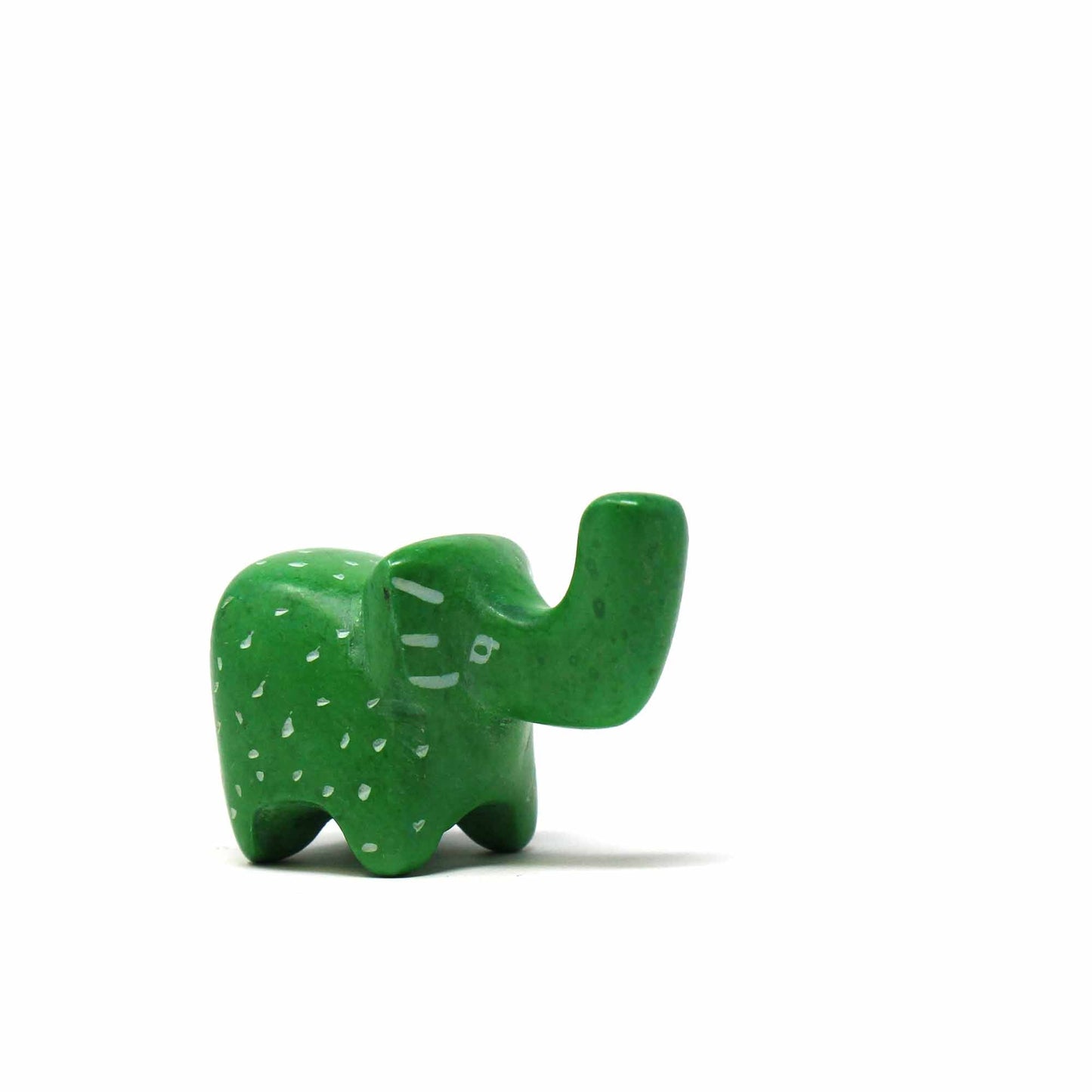 Soapstone Tiny Elephants - Assorted Pack of 5 Colors