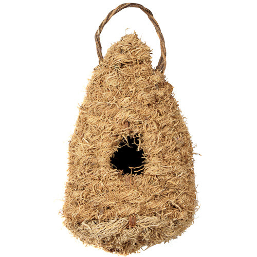 Hand Woven Vetiver Bird House- Haiti