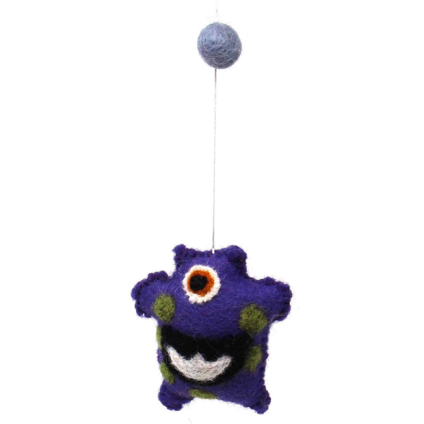 Hand-Made Felt Monster Baby Mobile - Multi-Color-Nepal