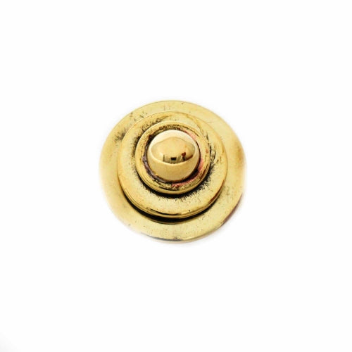 Domed Adjustable Brass Ring -Recycled Brass-Eco-Friendly-Fair Trade