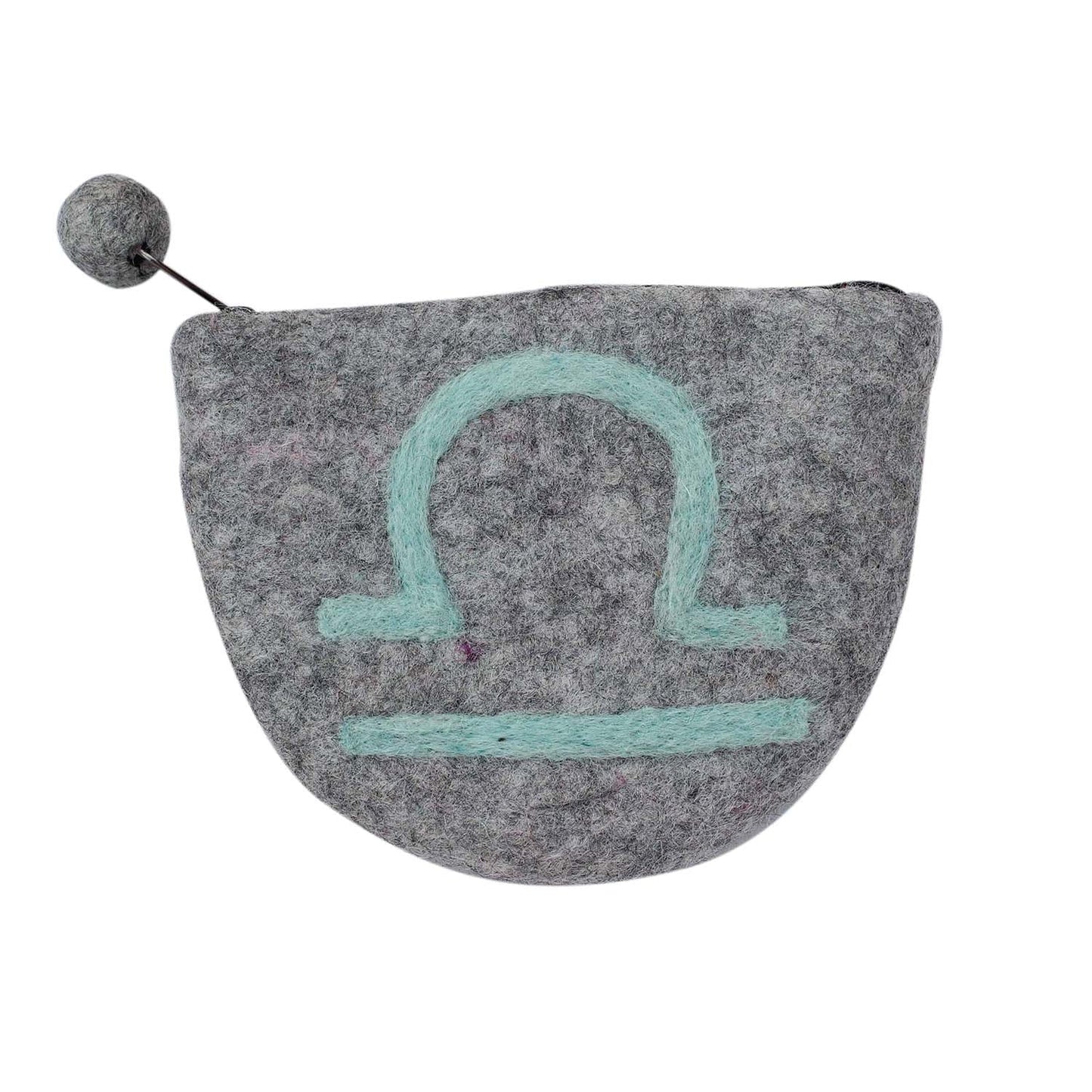 Felt Libra Zodiac Coin Purse - Global Groove