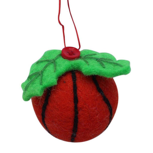 Basketball Felt Ornament - Global Groove (H)