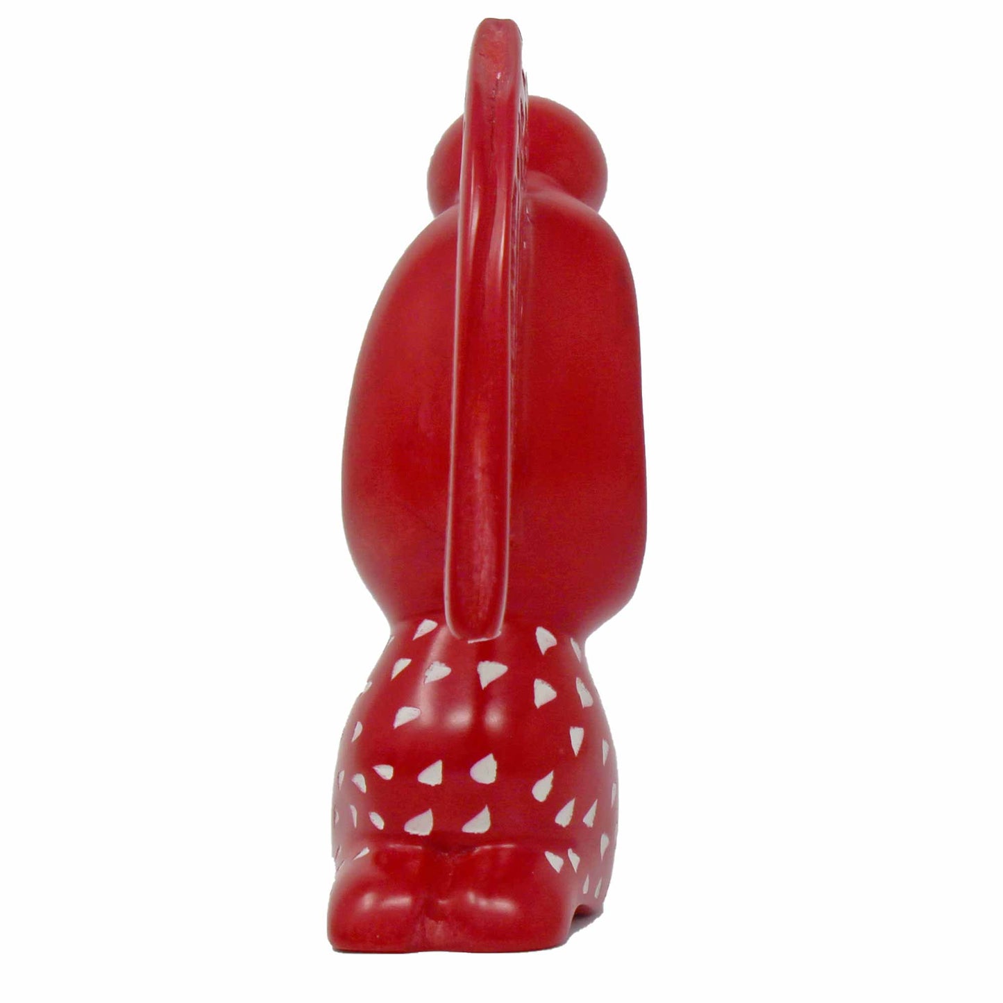 Praying Angel Soapstone Sculpture - Red Finish