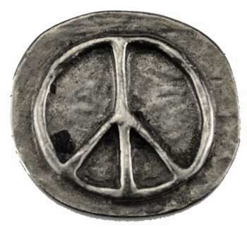 Peace Pocket Stone-Pewter