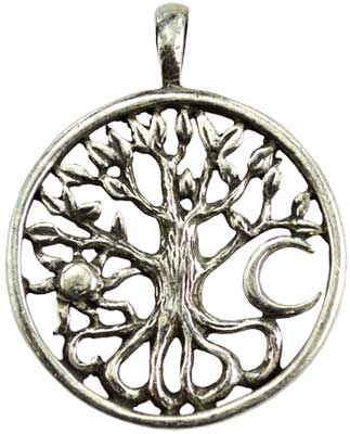 Celtic Tree of Life Amulet- Pewter