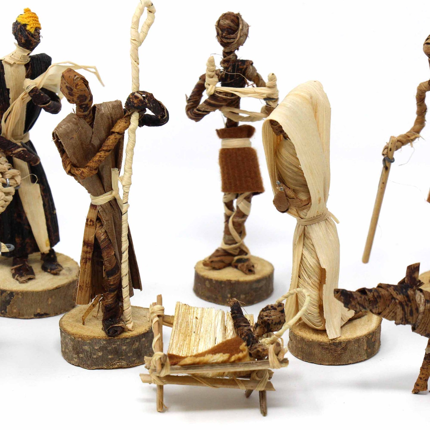 Banana Fiber Nativity Set - Esther Kariuki - Kenya