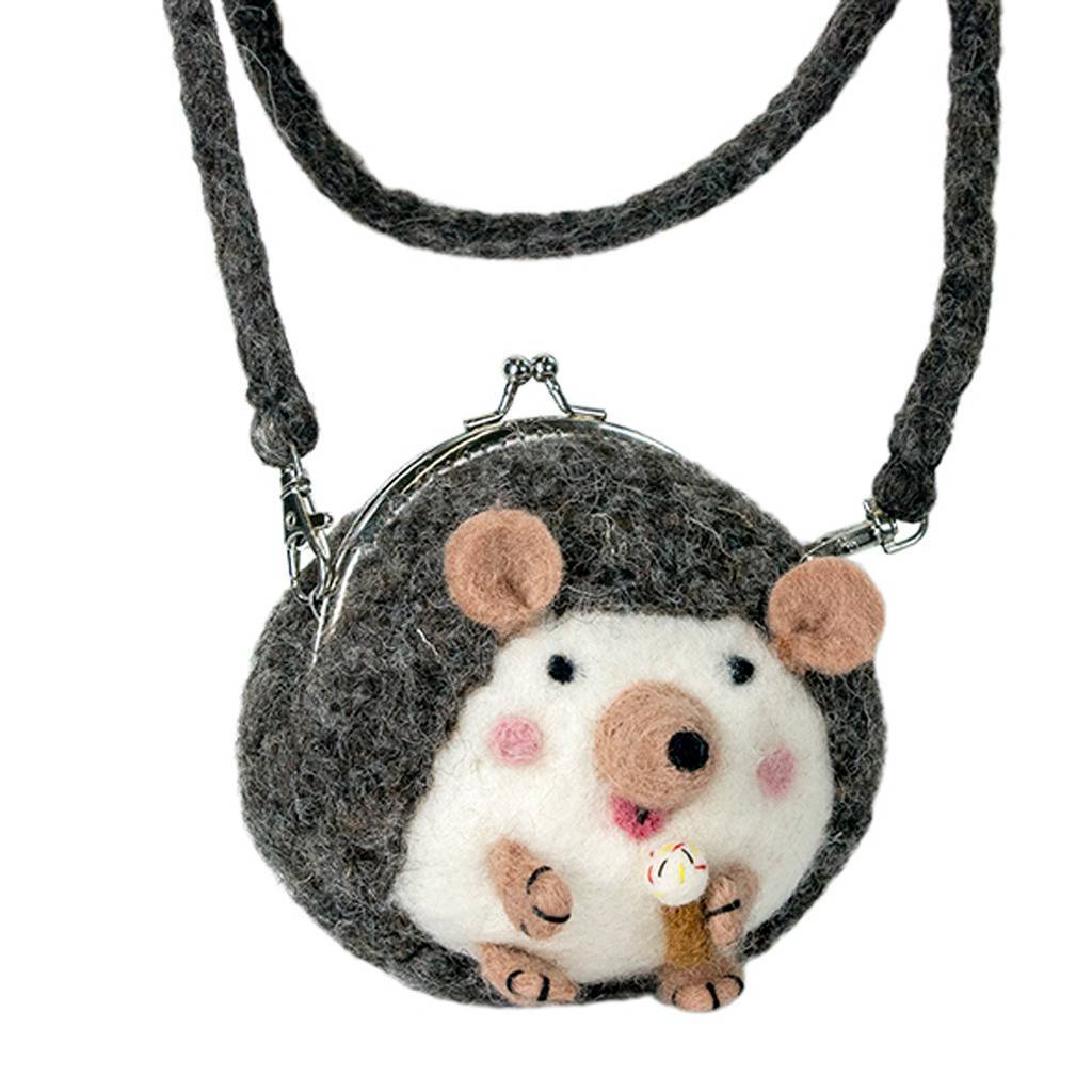 Critter Purse : Harper Hedgehog - Wild Woolies