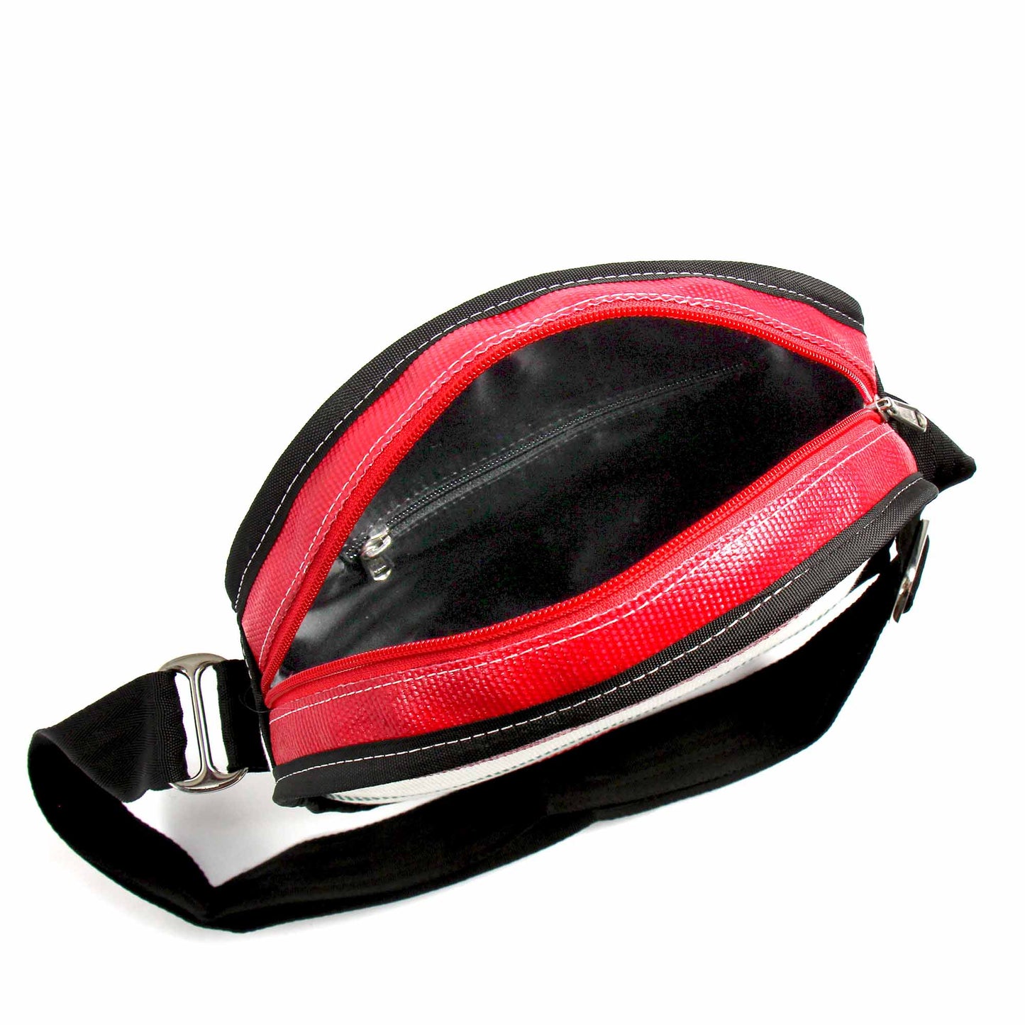 Recycled Firehose Round Shoulder Bag-Eco-Friendly-Fair Trade