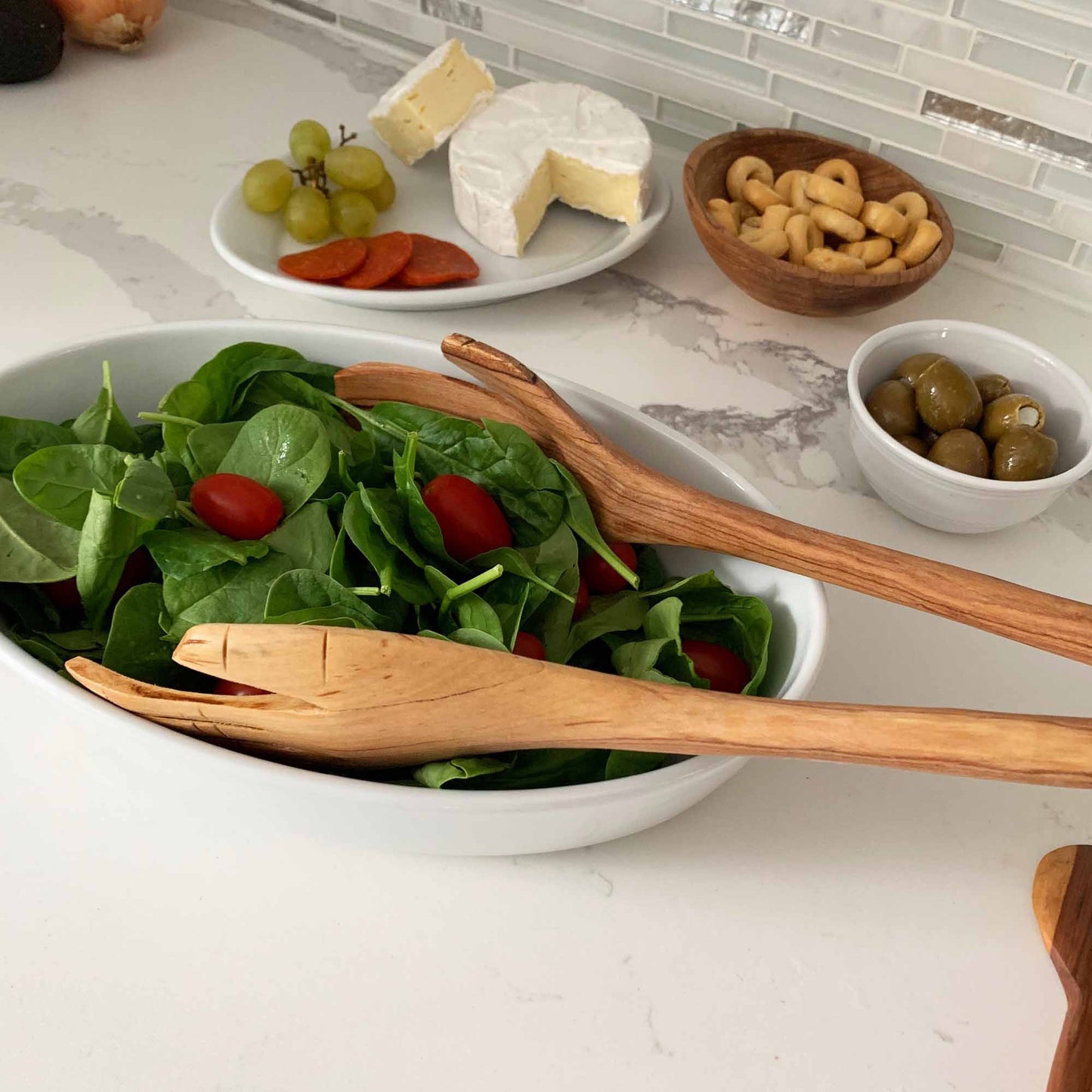 Giant 17 inch Hands Salad Servers - Jedando Handicrafts