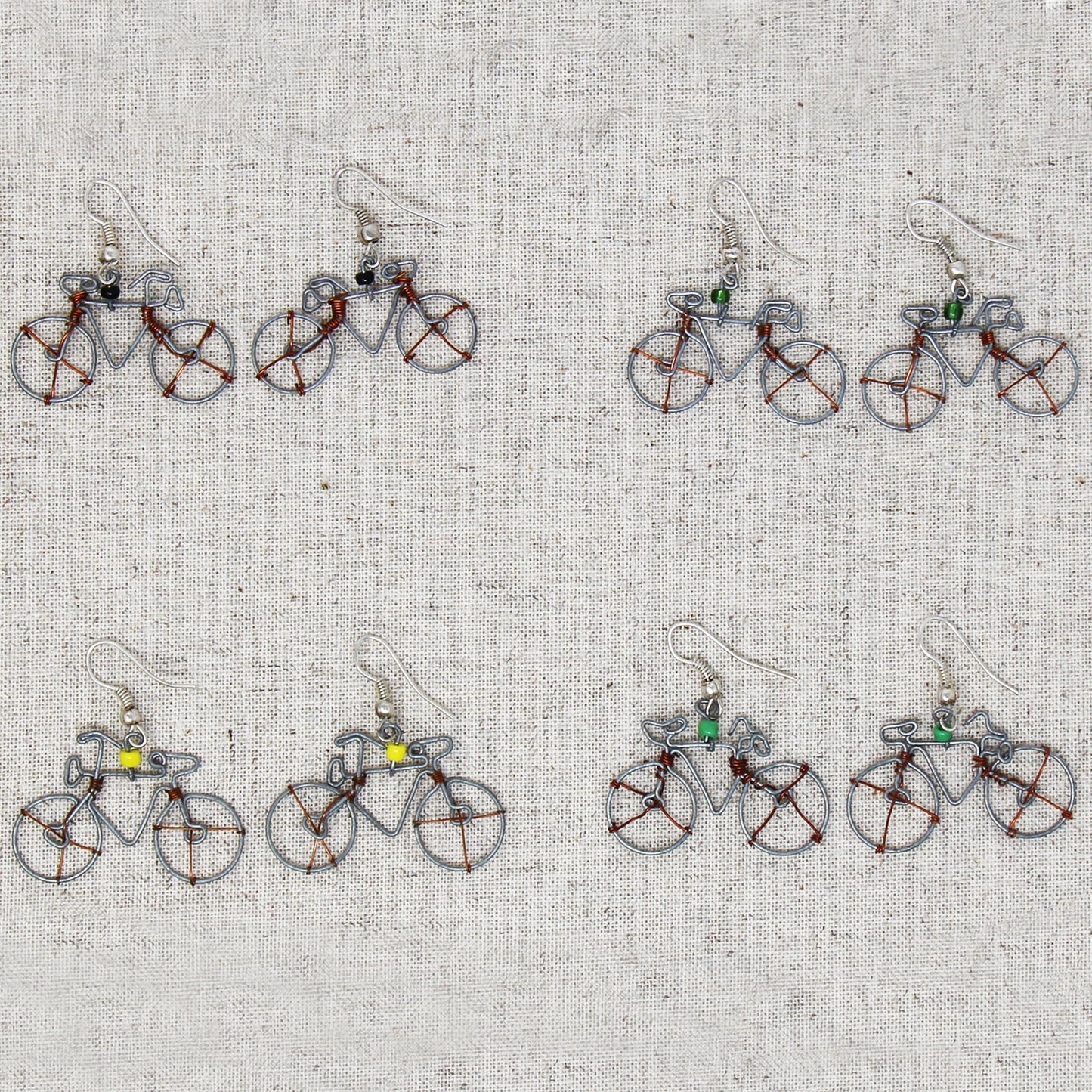 Wire Bicycle Earrings - Creative Alternatives