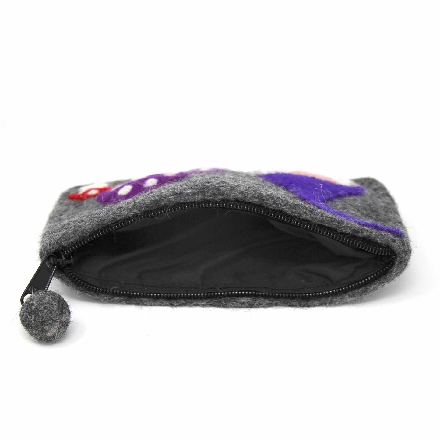 Hand Crafted Felt: Gnome and Mushroom Pouch