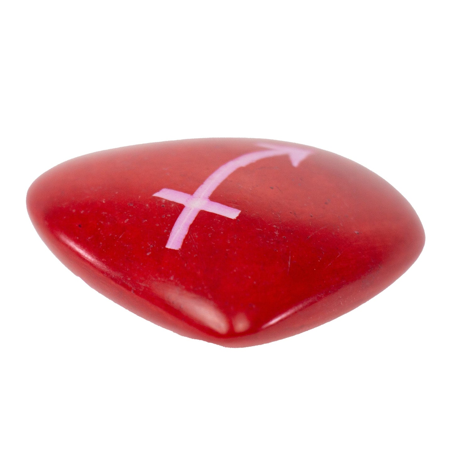 Zodiac Soapstone Hearts- Red- Pack of 5: SAGITTARIUS